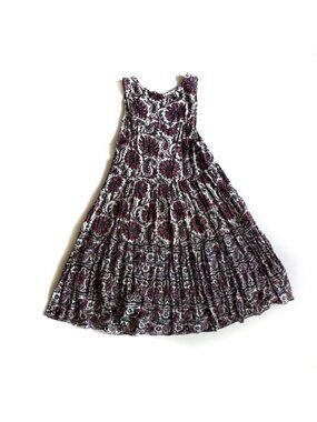 American Eagle Purple Paisley Sleeveless Dress - XS